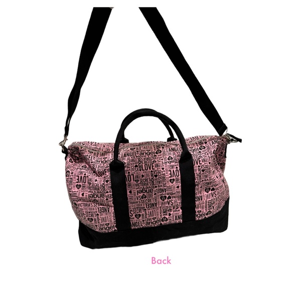Victoria’s Secret Pink and Black Gateway Weekender Duffle Bag - Picture 2 of 7